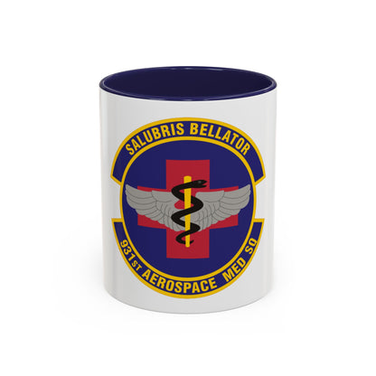 931 Aerospace Medicine Squadron AFRC (U.S. Air Force) Accent Coffee Mug