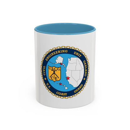 USCG Civil Eng Unit Oakland (U.S. Coast Guard) Accent Coffee Mug