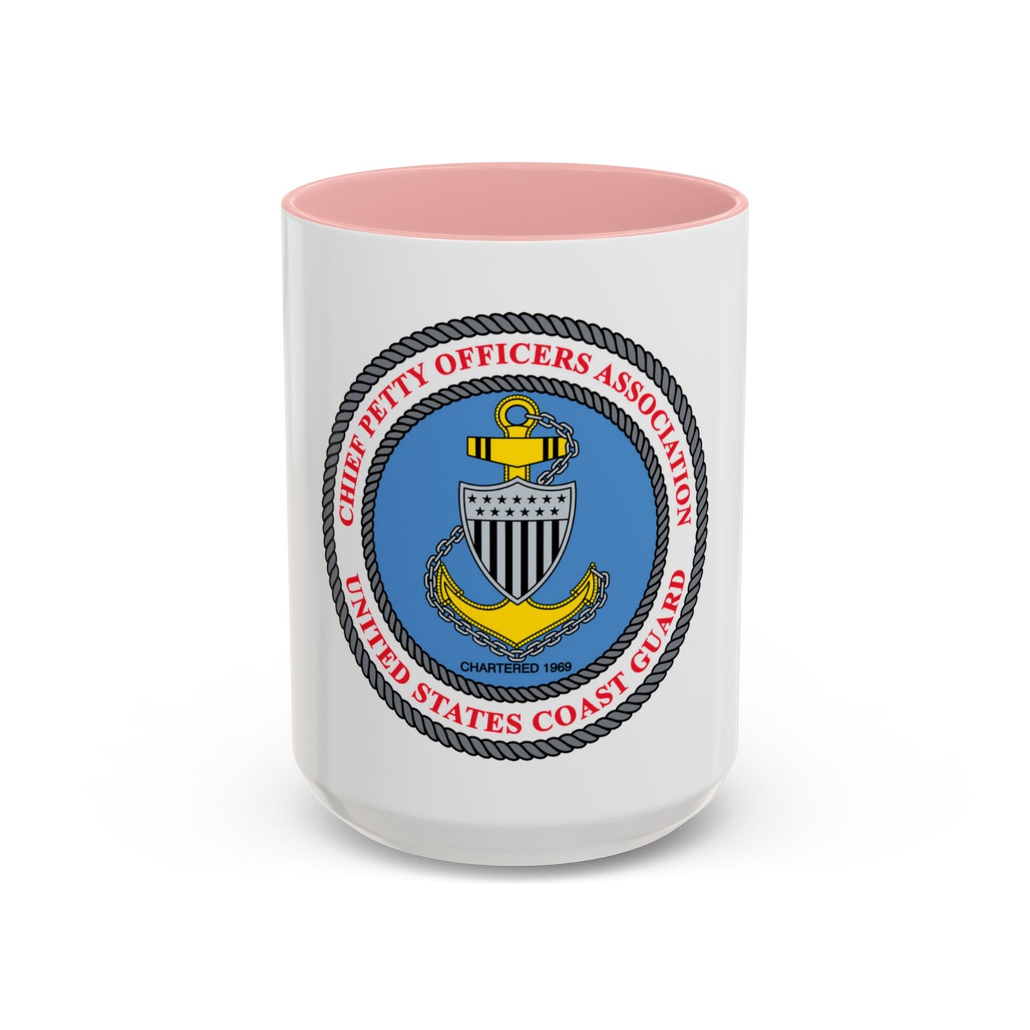USCG CPOA (U.S. Coast Guard) Accent Coffee Mug
