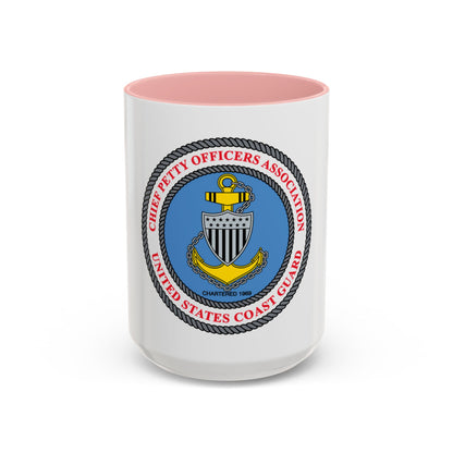 USCG CPOA (U.S. Coast Guard) Accent Coffee Mug