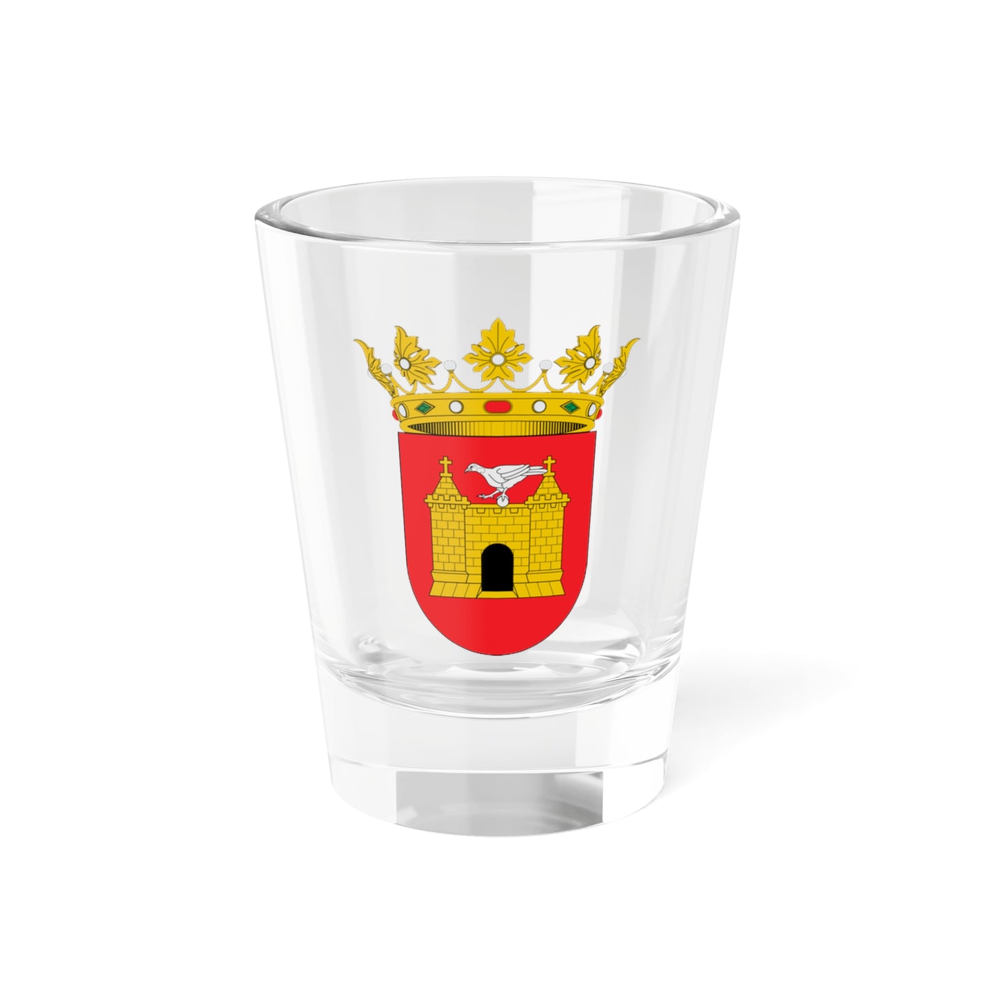 Escudo de Villafranca del Cid (Spain) (Coat of Arms) Shot Glass 1.5oz