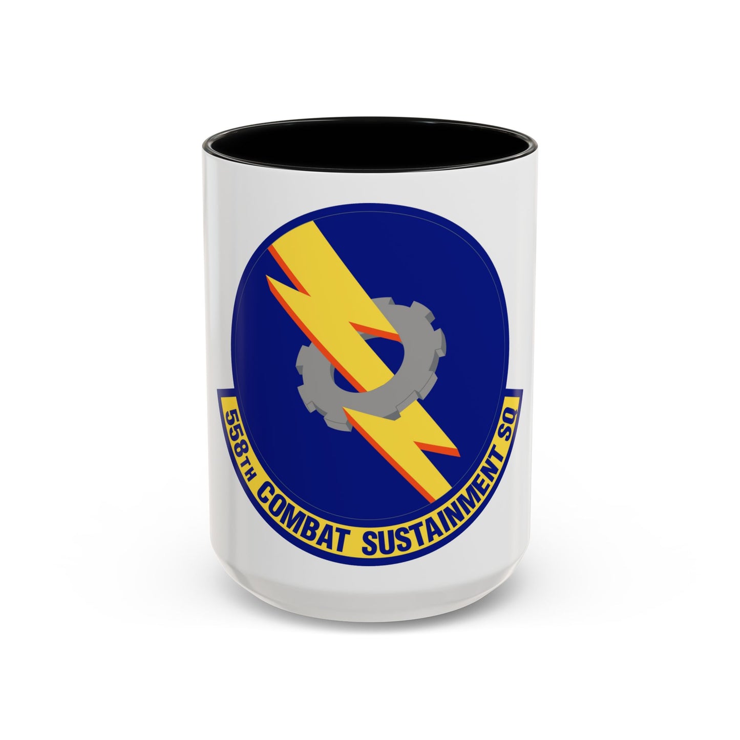 558th Combat Sustainment Squadron (U.S. Air Force) Accent Coffee Mug