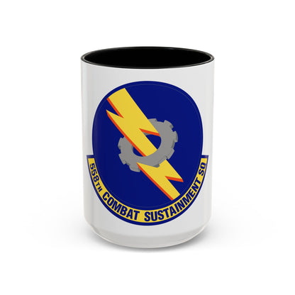 558th Combat Sustainment Squadron (U.S. Air Force) Accent Coffee Mug
