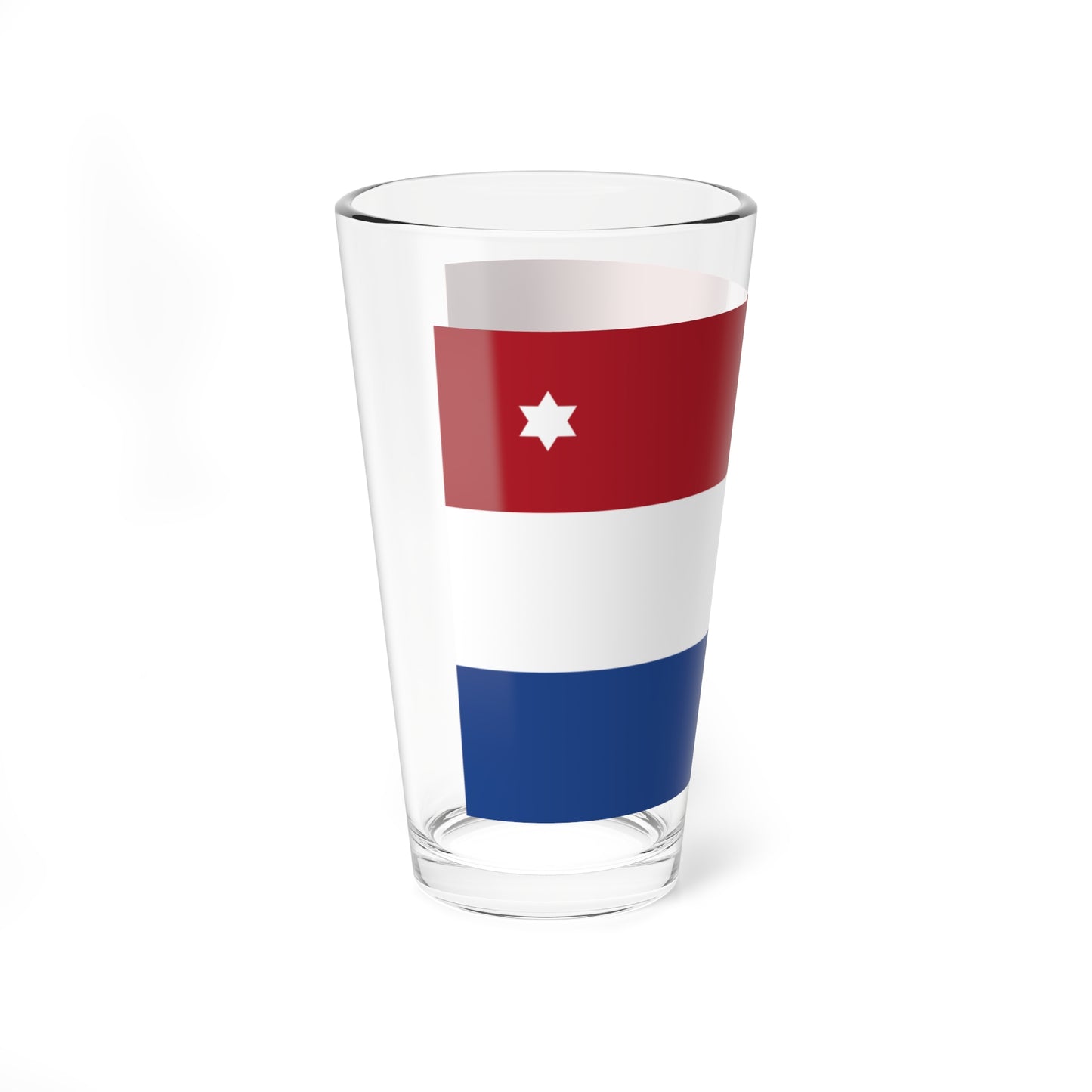 Rank flag of Commodore for the Royal Netherlands Navy (Netherlands) Pint Glass 16oz