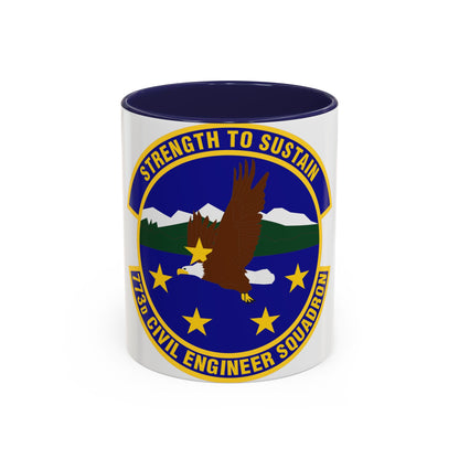 773 Civil Engineer Squadron PACAF (U.S. Air Force) Accent Coffee Mug