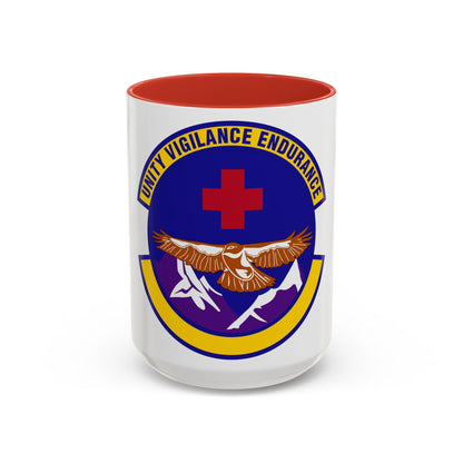 17 Operational Medical Readiness Squadron AETC (U.S. Air Force) Accent Coffee Mug