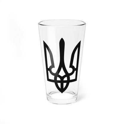Vlad1Trezub (Ukraine) (Coat of Arms) Pint Glass 16oz