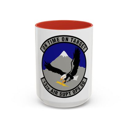 13 Air Support Operations Squadron ACC (U.S. Air Force) Accent Coffee Mug
