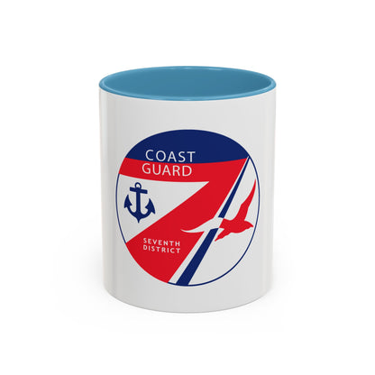 Coast Guard Seventh District (U.S. Coast Guard) Accent Coffee Mug