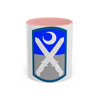 Tasse à café décorative SSI de la 218e brigade d'infanterie (armée américaine)