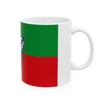 Flag of Weiden in der Oberpfalz Germany - White Coffee Mug-Go Mug Yourself