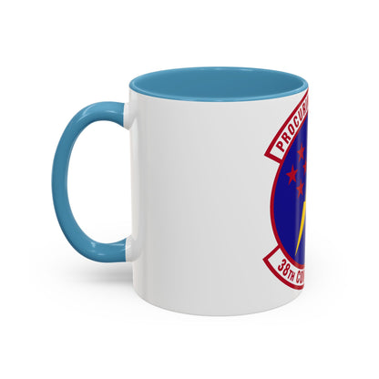 38th Contracting Squadron (U.S. Air Force) Accent Coffee Mug