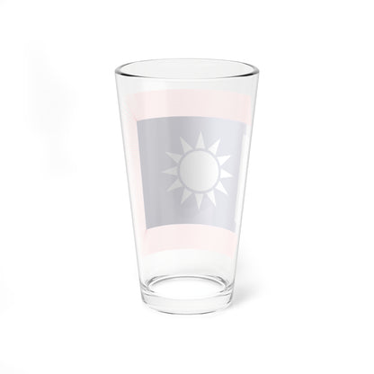 Chinese National Revolutionary Army Regiment Flag 1925 (China) Pint Glass 16oz