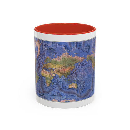 World Ocean Floor (1981) (Map) Accent Coffee Mug