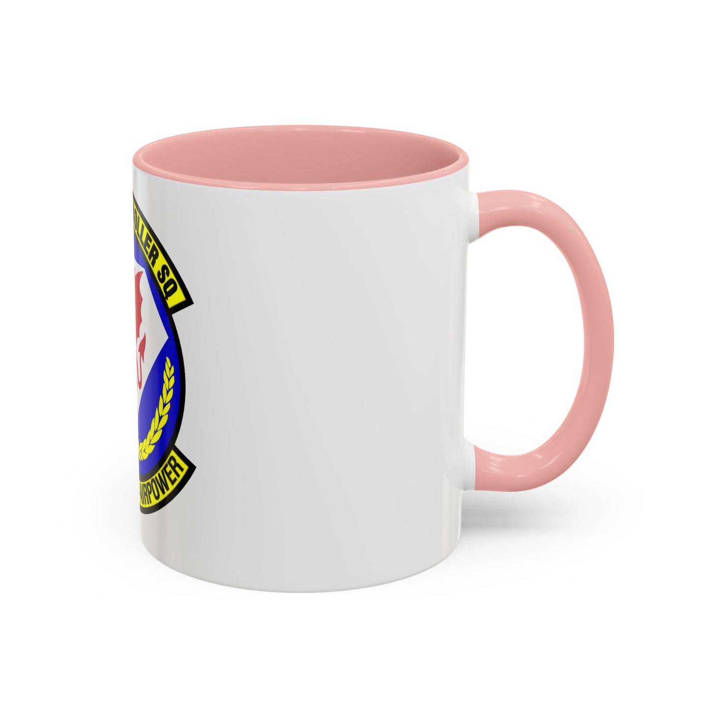 100 Comptroller Squadron USAFE (U.S. Air Force) Accent Coffee Mug