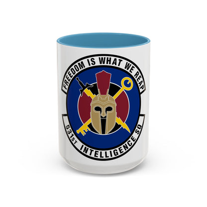 531 Intelligence Squadron ACC (U.S. Air Force) Accent Coffee Mug