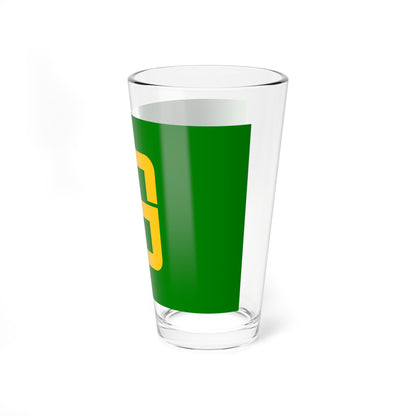 Flag of Hikata Chiba 1970-2005 (Japan) Pint Glass 16oz