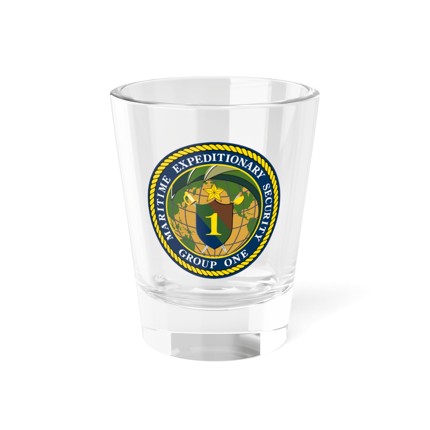 Maritime Expeditionary Grp 1 (U.S. Navy) Shot Glass 1.5oz