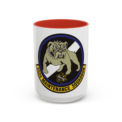 552 Maintenance Squadron ACC (U.S. Air Force) Accent Coffee Mug