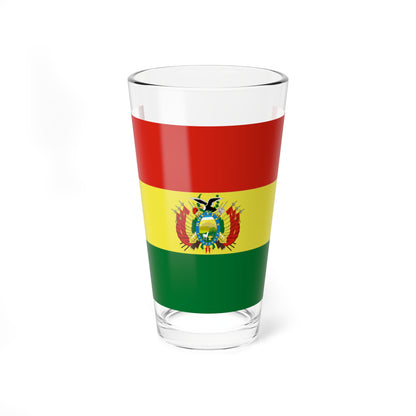 Bandera de Bolivia Estado (Bolivia) Pint Glass 16oz