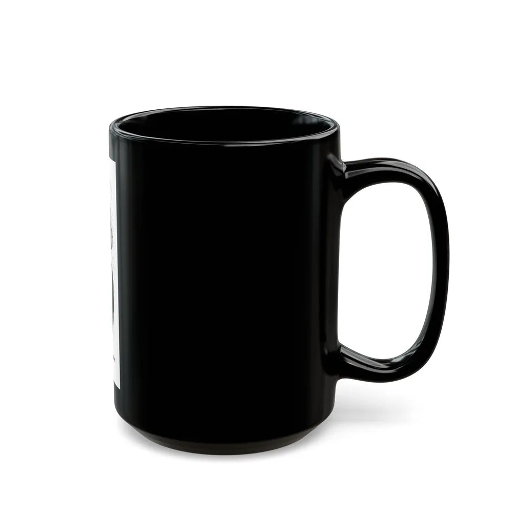 Burberry advertisement, 1937 (1) - Black Coffee Mug-Go Mug Yourself