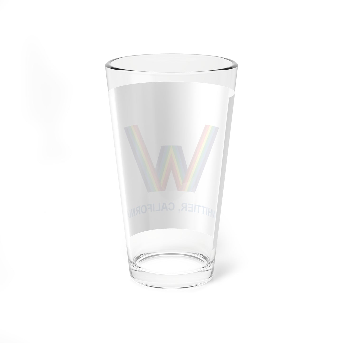 Flag of Whittier, California - Pint Glass 16oz