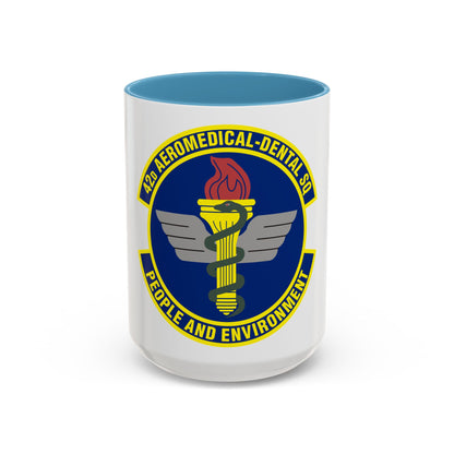 42d Aeromedical Dental Squadron (U.S. Air Force) Accent Coffee Mug