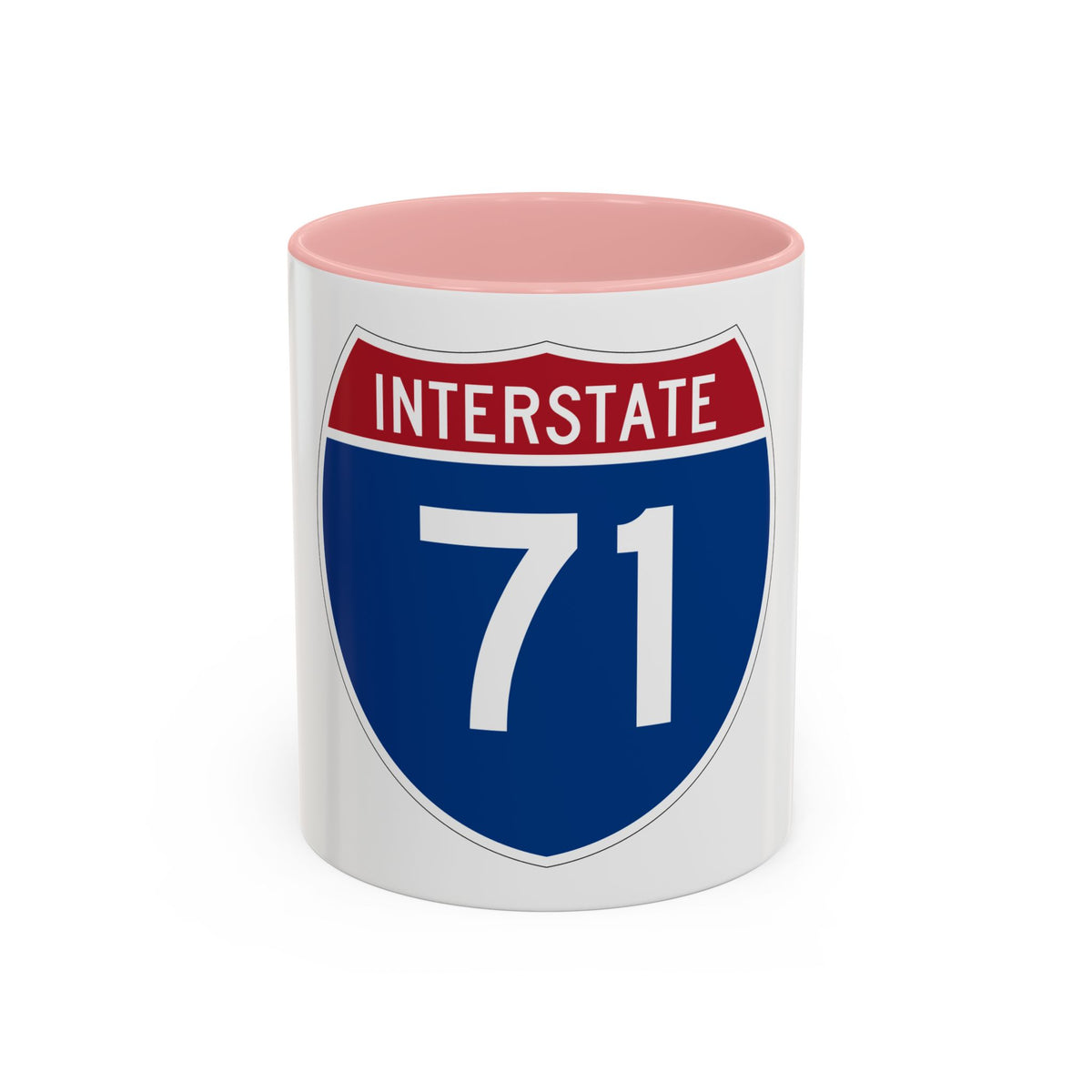 Interstate 71 (U.S. Highways) Accent Coffee Mug