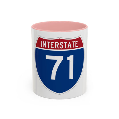 Interstate 71 (U.S. Highways) Accent Coffee Mug