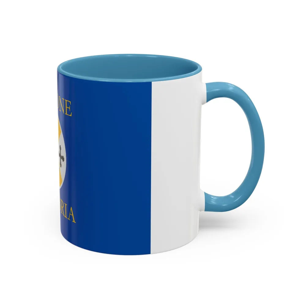 Flag of Calabria Italy - Accent Coffee Mug-Go Mug Yourself