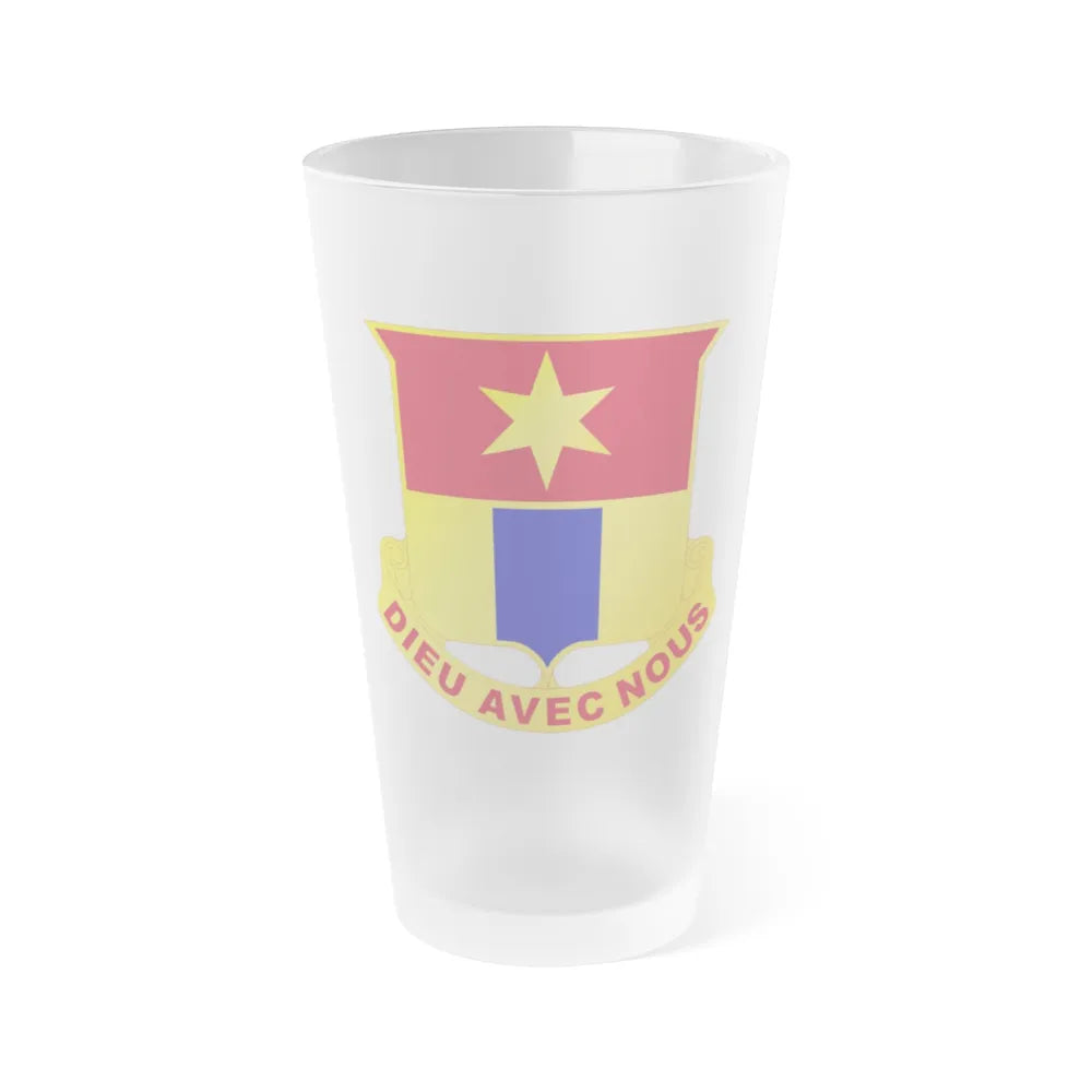 769 Engineer Battalion (U.S. Army) Frosted Pint Glass 16oz-Go Mug Yourself