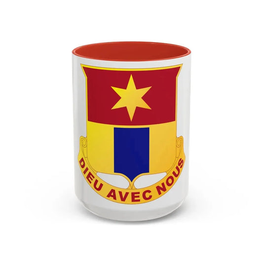 769 Engineer Battalion (U.S. Army) Accent Coffee Mug 15oz Black - Go Mug Yourself