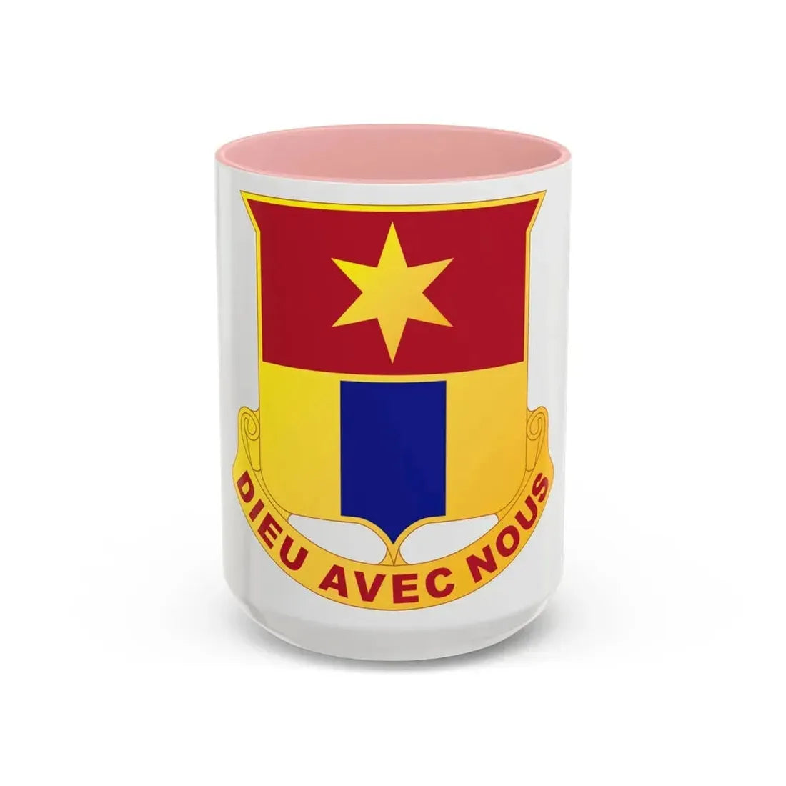769 Engineer Battalion (U.S. Army) Accent Coffee Mug 15oz Pink - Go Mug Yourself