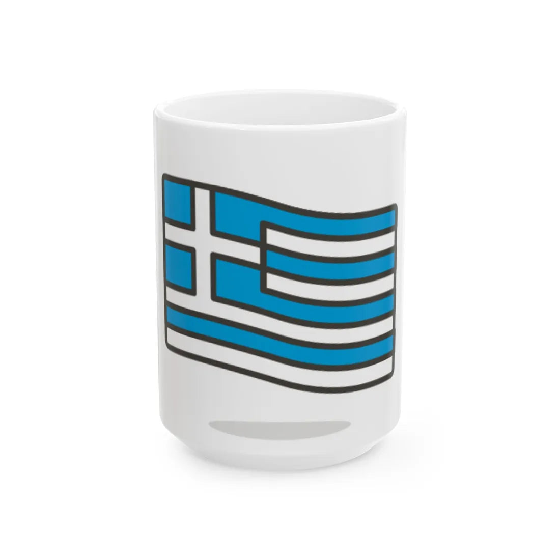 769-Greece (Greece) White Coffee Mug 15oz - Go Mug Yourself