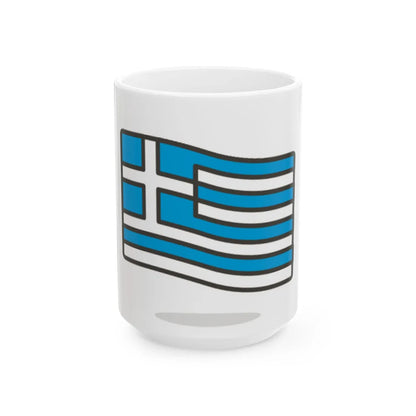 769-Greece (Greece) White Coffee Mug 15oz - Go Mug Yourself