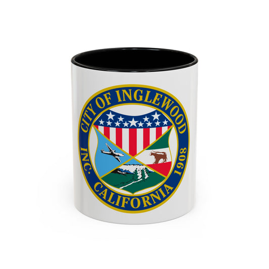 Seal of Inglewood California - Accent Coffee Mug