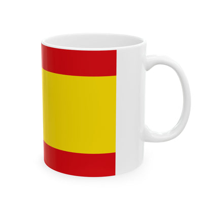 Flag of Schwalm Eder Kreis Germany - White Coffee Mug-Go Mug Yourself