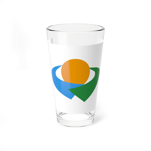 Flag of Shikokuchūō Ehime (Japan) Pint Glass 16oz