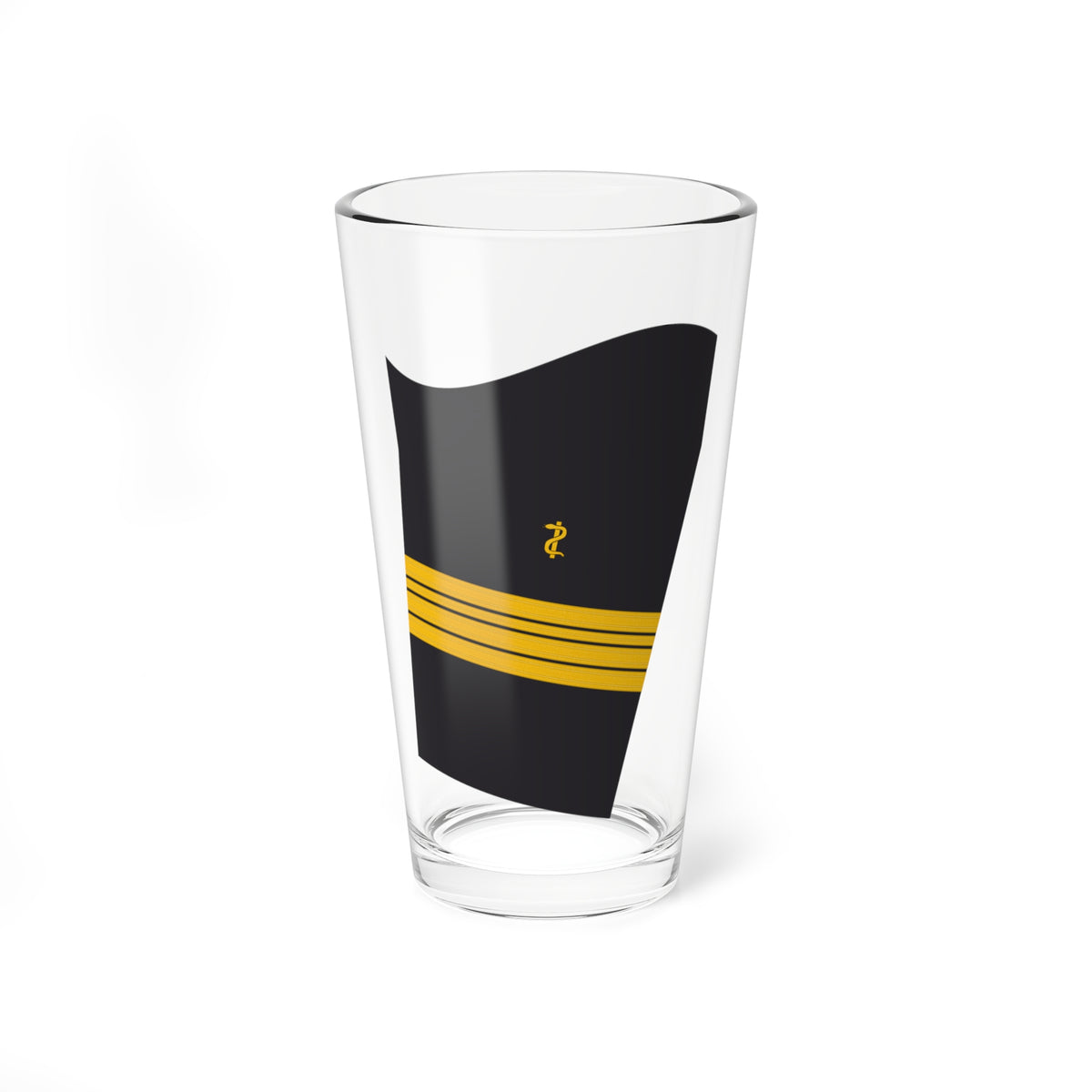 MDJA 52c Flottillenarzt San ZM Lu (Military Rank) Pint Glass 16oz