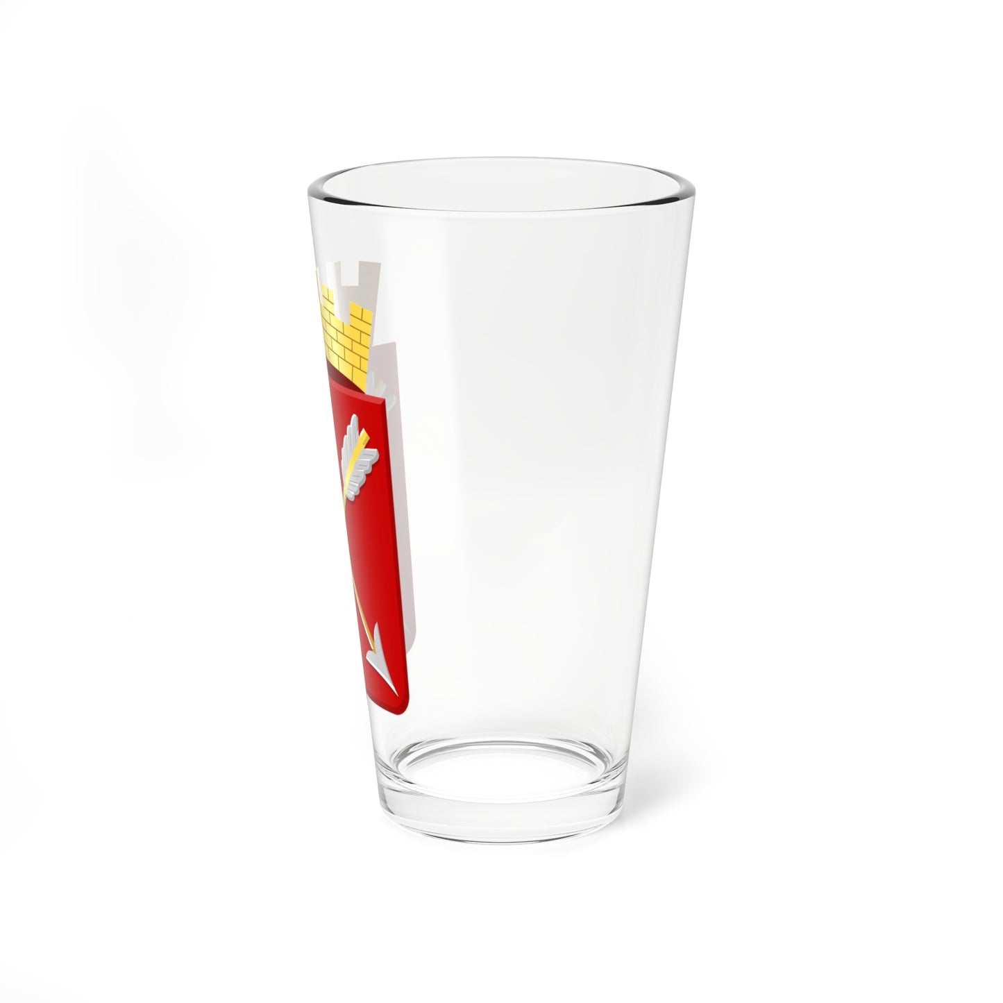 Virton wapen (Belgium) (Coat of Arms) Pint Glass 16oz