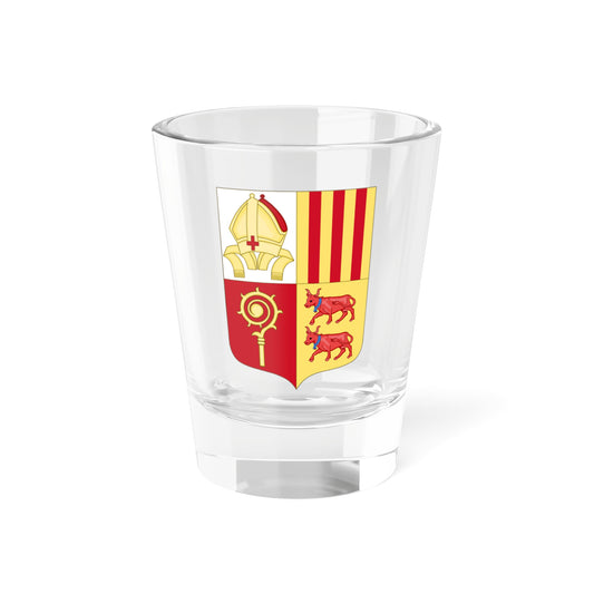 Historical Arms of French Co-Prince of Andorra (Andorra) (Coat of Arms) Shot Glass 1.5oz