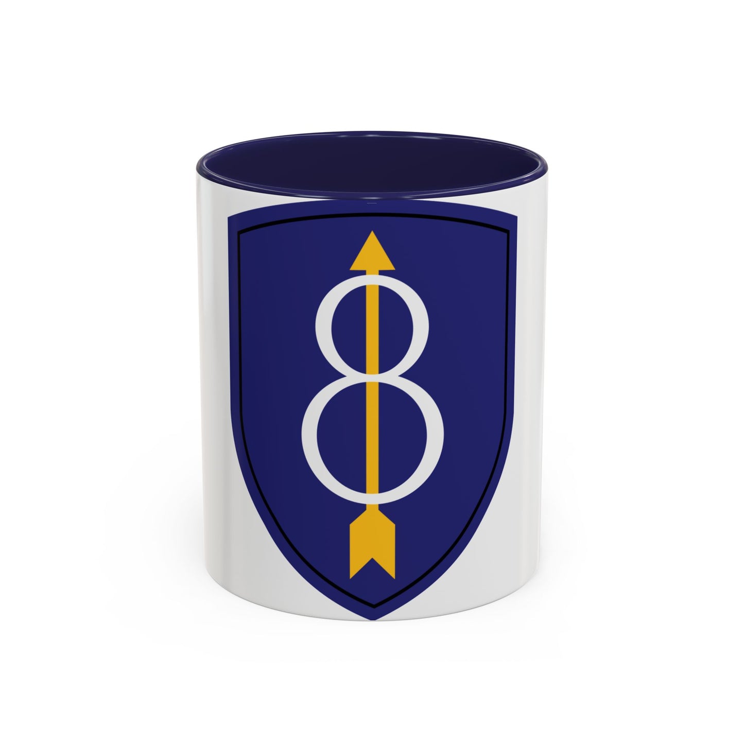 8th Infantry Division patch (U.S. Army) Accent Coffee Mug