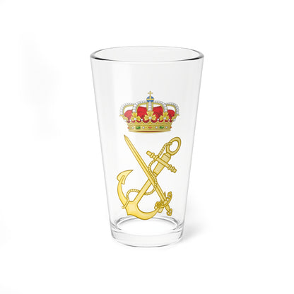 Emblem of the Spanish Army Sea Companies (Spain) (Coat of Arms) Pint Glass 16oz