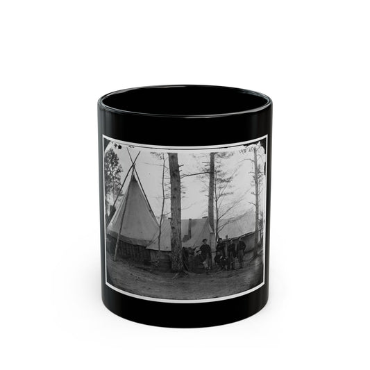 Brandy Station, Virginia. Provost Marshal Clerks, Headquarters, Army Of The Potomac (U.S. Civil War) Black Coffee Mug