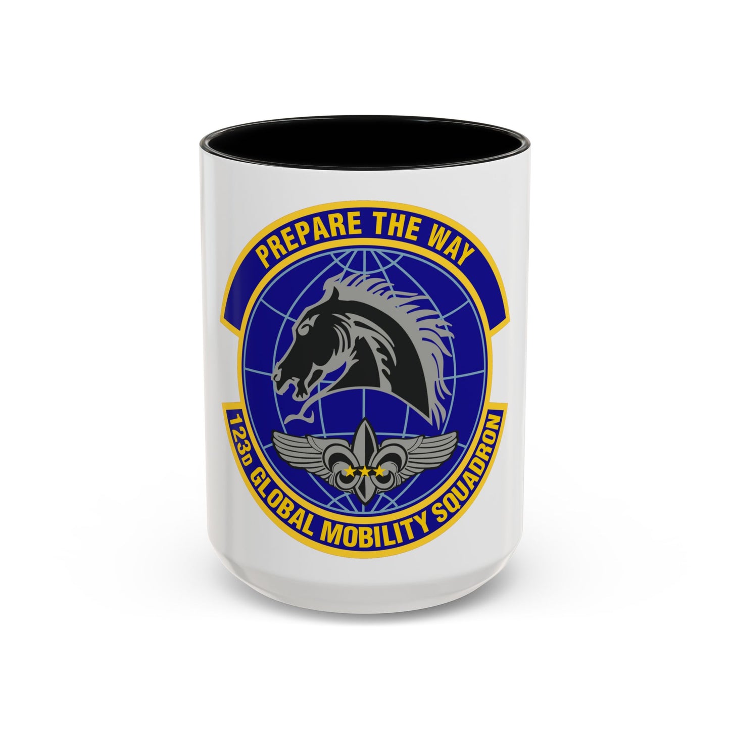 123d Global Mobility Squadron (U.S. Air Force) Accent Coffee Mug