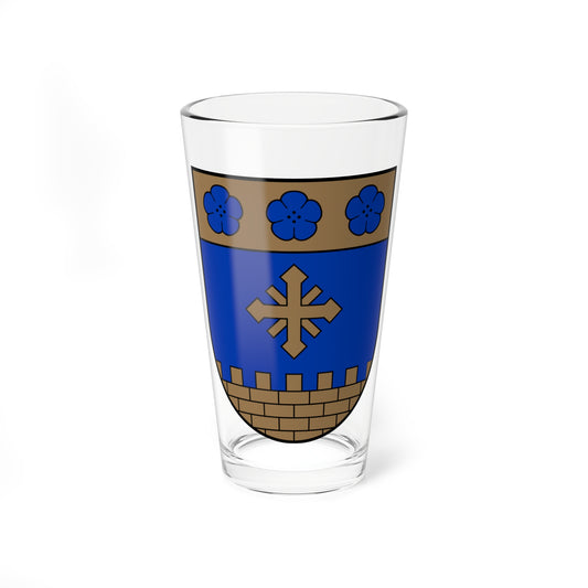 Viļakas novads COA (Latvia) (Coat of Arms) Pint Glass 16oz