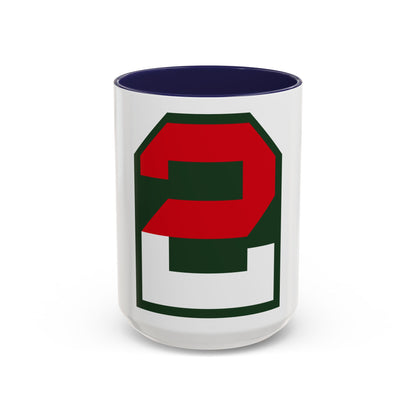 Second United States CSIB (U.S. Army) Accent Coffee Mug