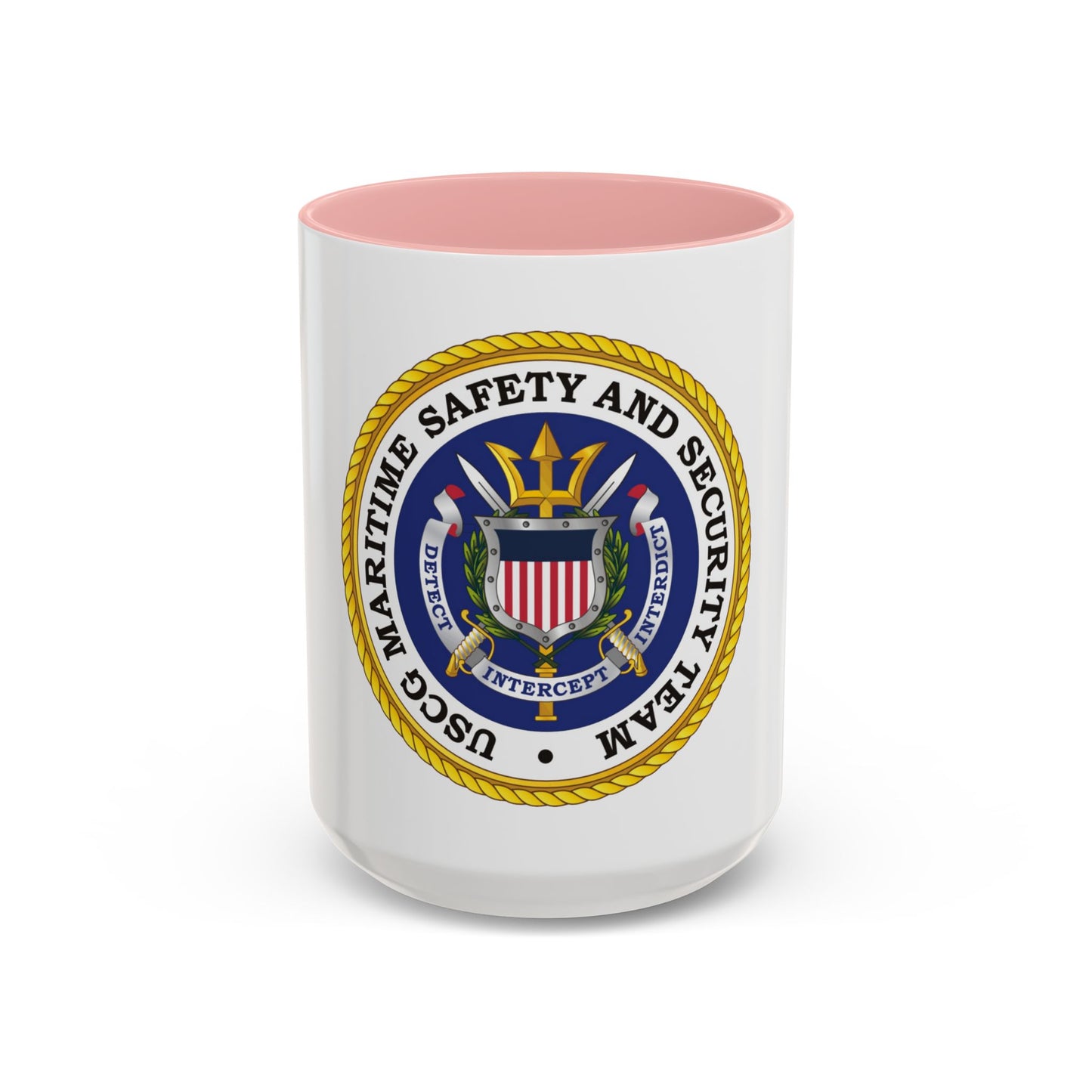 USCG Maritime Safety And Security Team (U.S. Coast Guard) Accent Coffee Mug