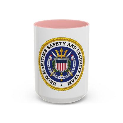 USCG Maritime Safety And Security Team (U.S. Coast Guard) Accent Coffee Mug