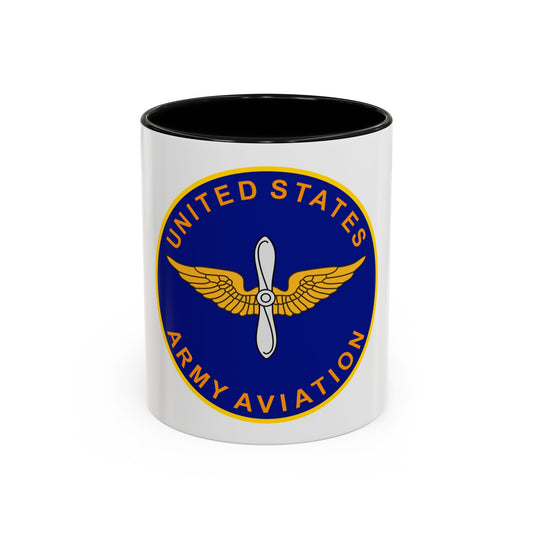 United States Aviation Branch (U.S. Army) Accent Coffee Mug